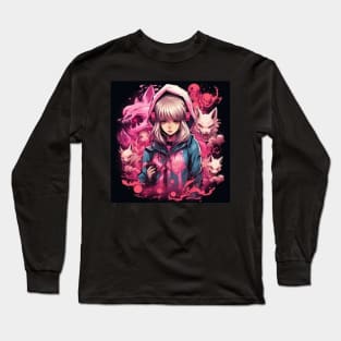 Anime Girl Long Sleeve T-Shirt